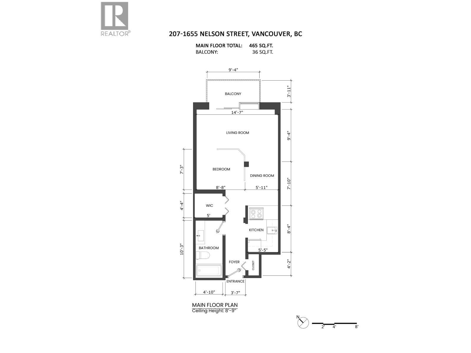 207 1655 NELSON STREET, Vancouver