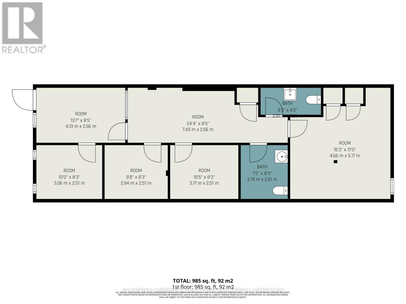 Unit's floor plan