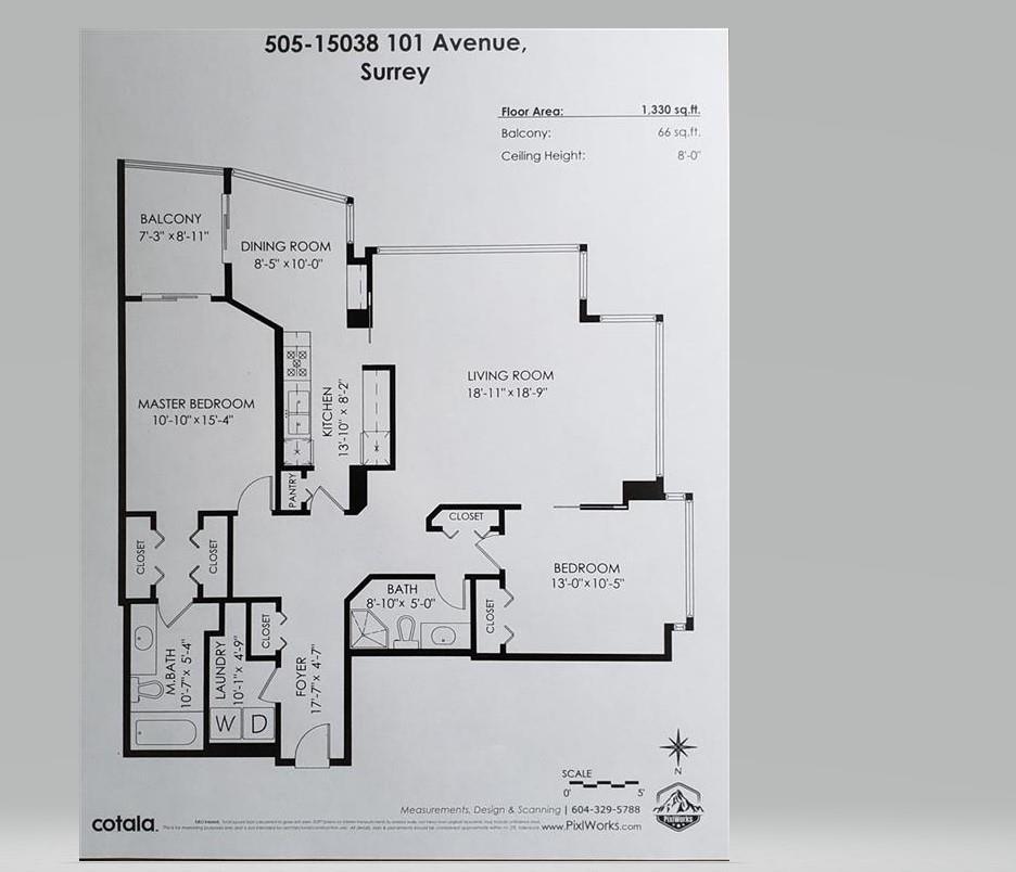 2 Bed, 2 Bath Apartment for Sale in Surrey – 505 15038 101 AVENUE, Surrey – MLS# R3172166 - Image 29