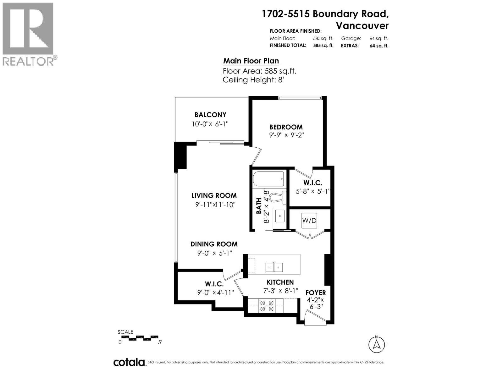 Unit 1702 · 1 bd