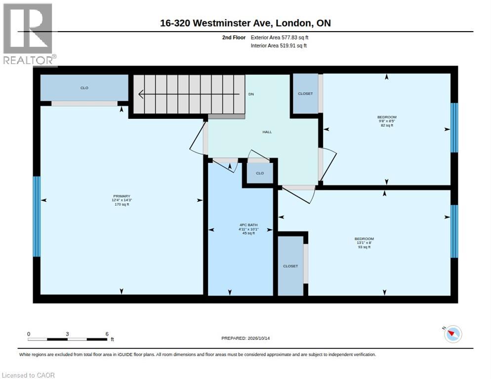3 bedroom Single Family interior view, 16- 320 WESTMINISTER Avenue, London, Ontario