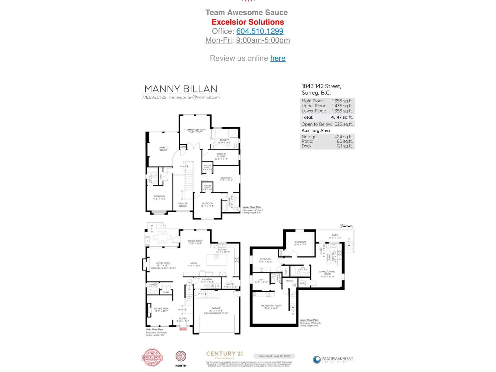 6 Bed, 6 Bath House for Sale in Surrey – 1843 142 STREET, Surrey – MLS# R3175490 - Image 25