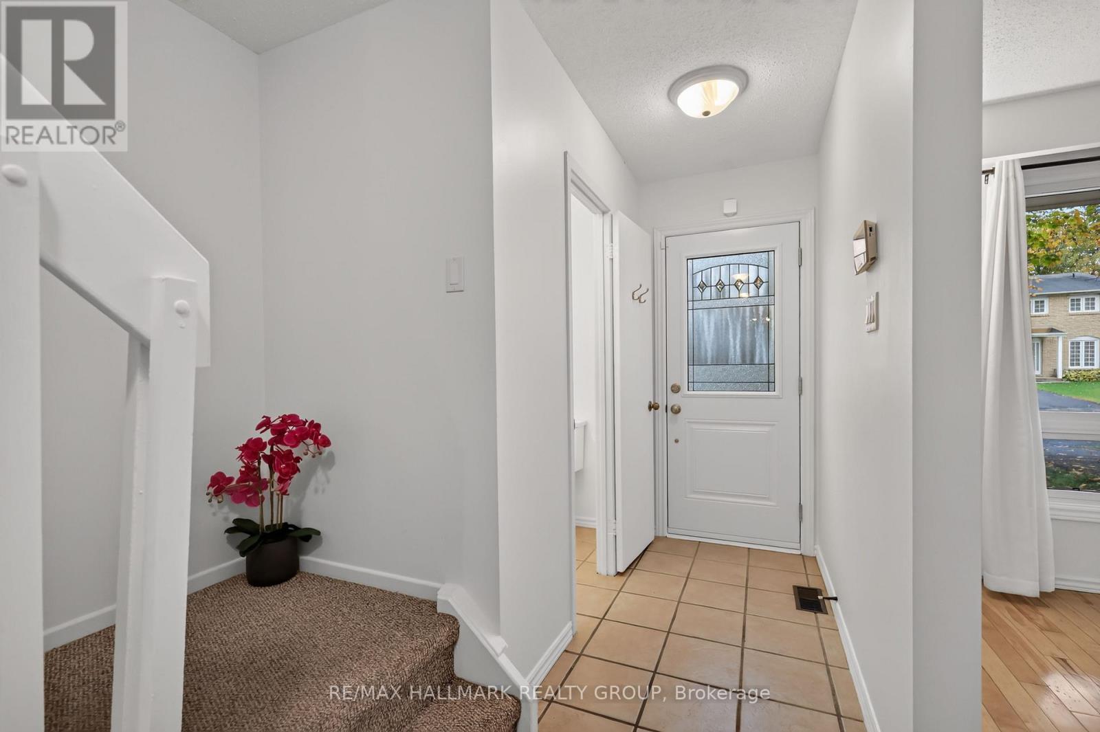 Front Door and Powder Room
