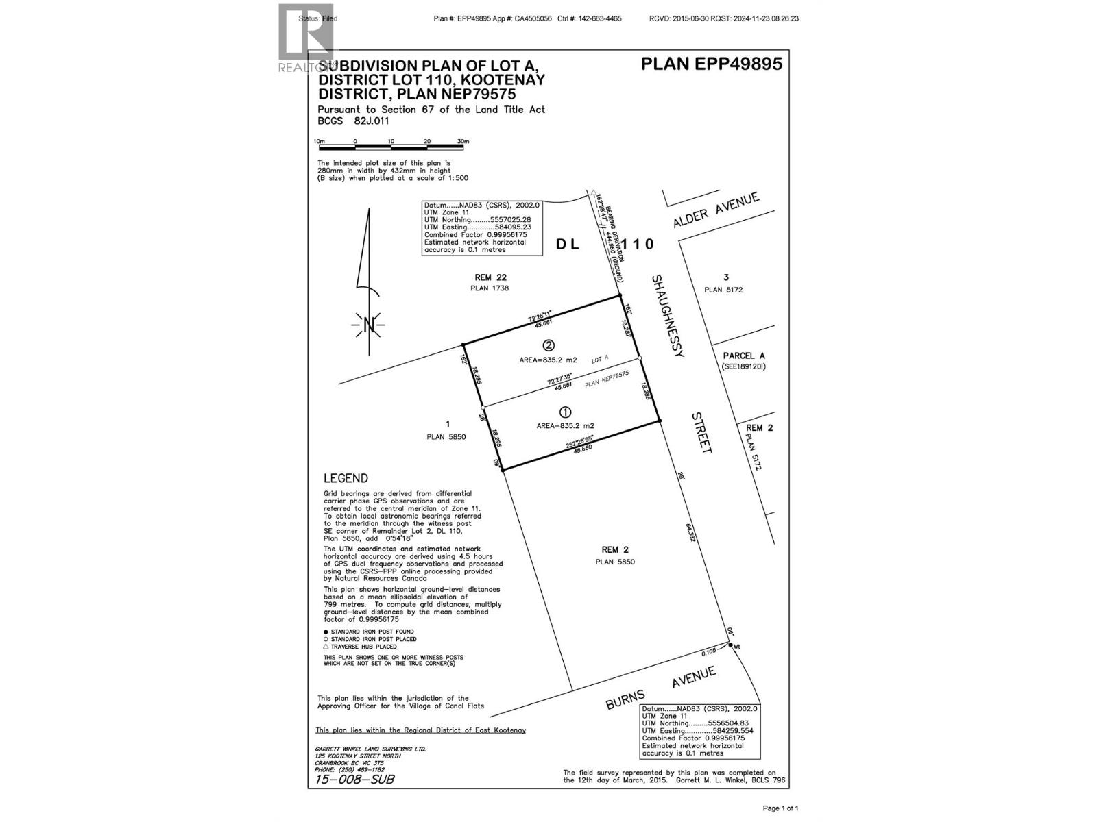  8913 SHAUGHNESSY Street, Canal Flats - Image 1