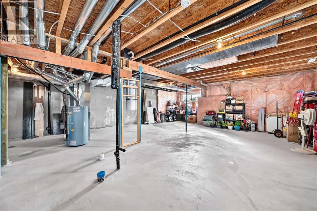 Unfinished Basement With Three Large Windows