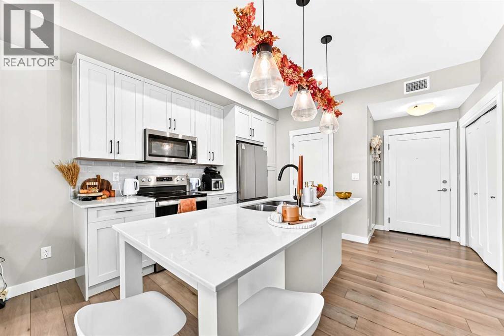 Start your day in a bright, welcoming kitchen, with room to prepare breakfast, gather around the island, and enjoy a meal together