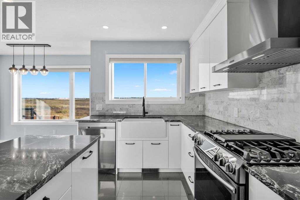 Enlarged window overlooking the greenspace
