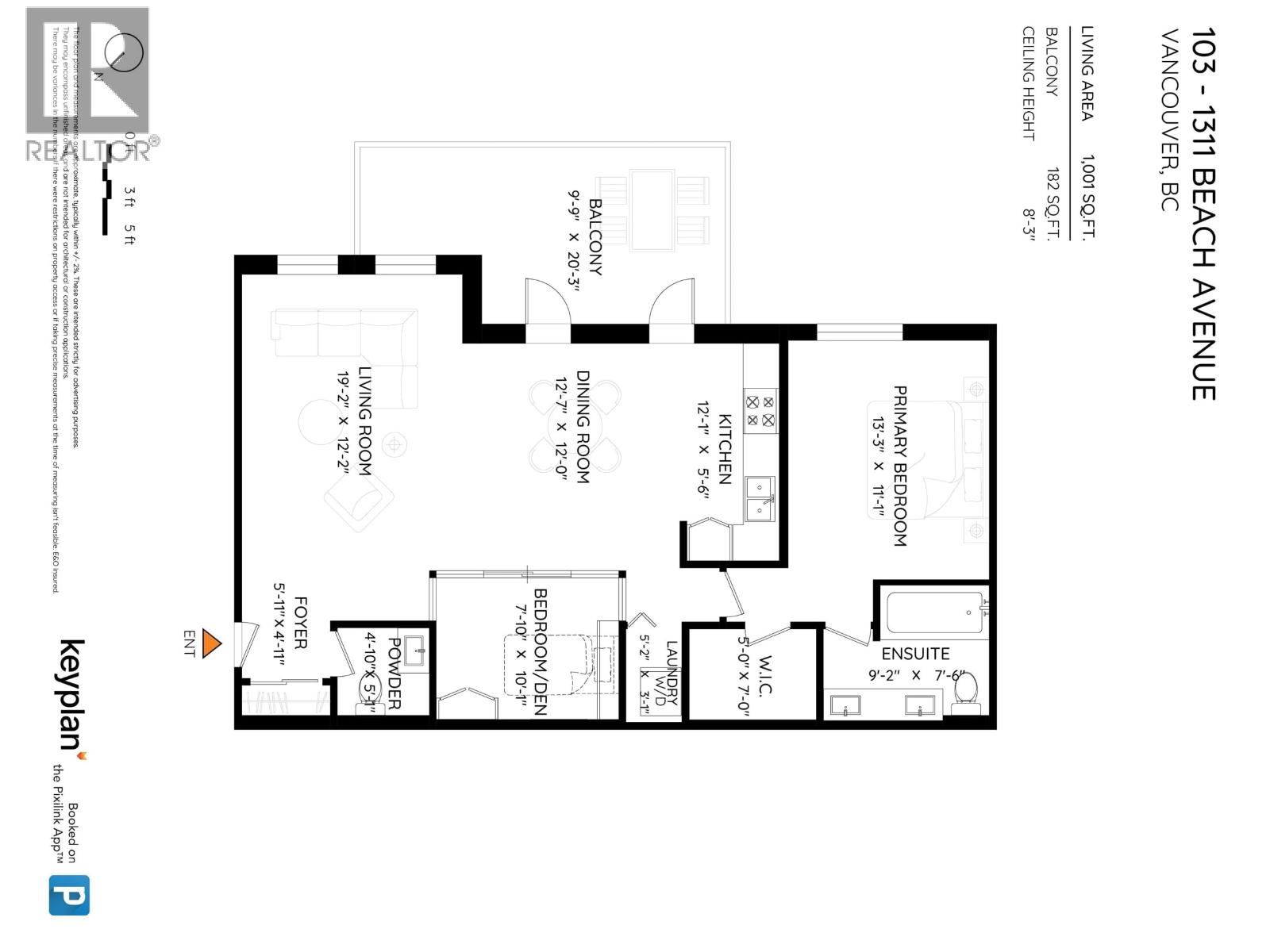 Photo of 103 1311 BEACH AVENUE 28