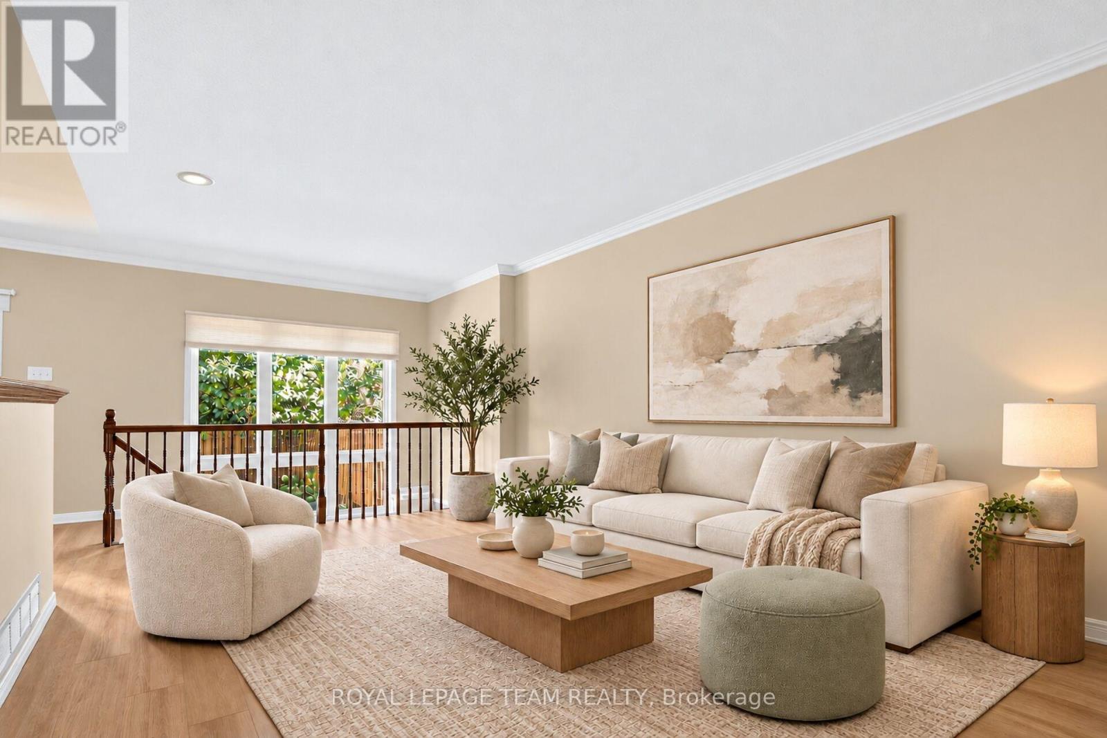 Living Room Virtually Staged