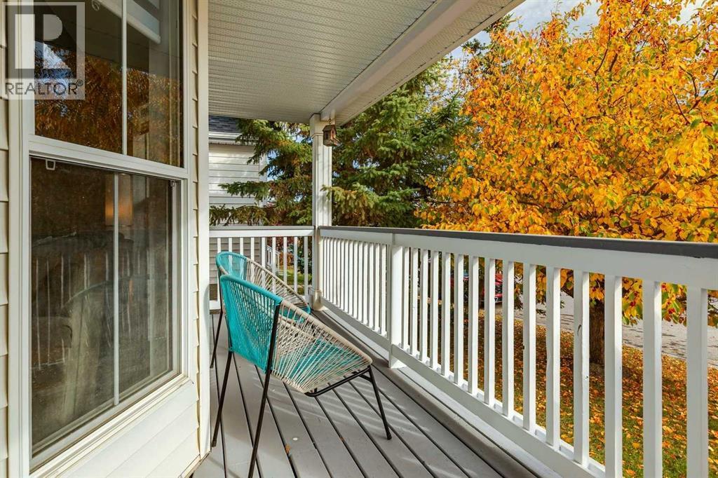 Enjoy a cup of coffee on your welcoming front porch with privacy