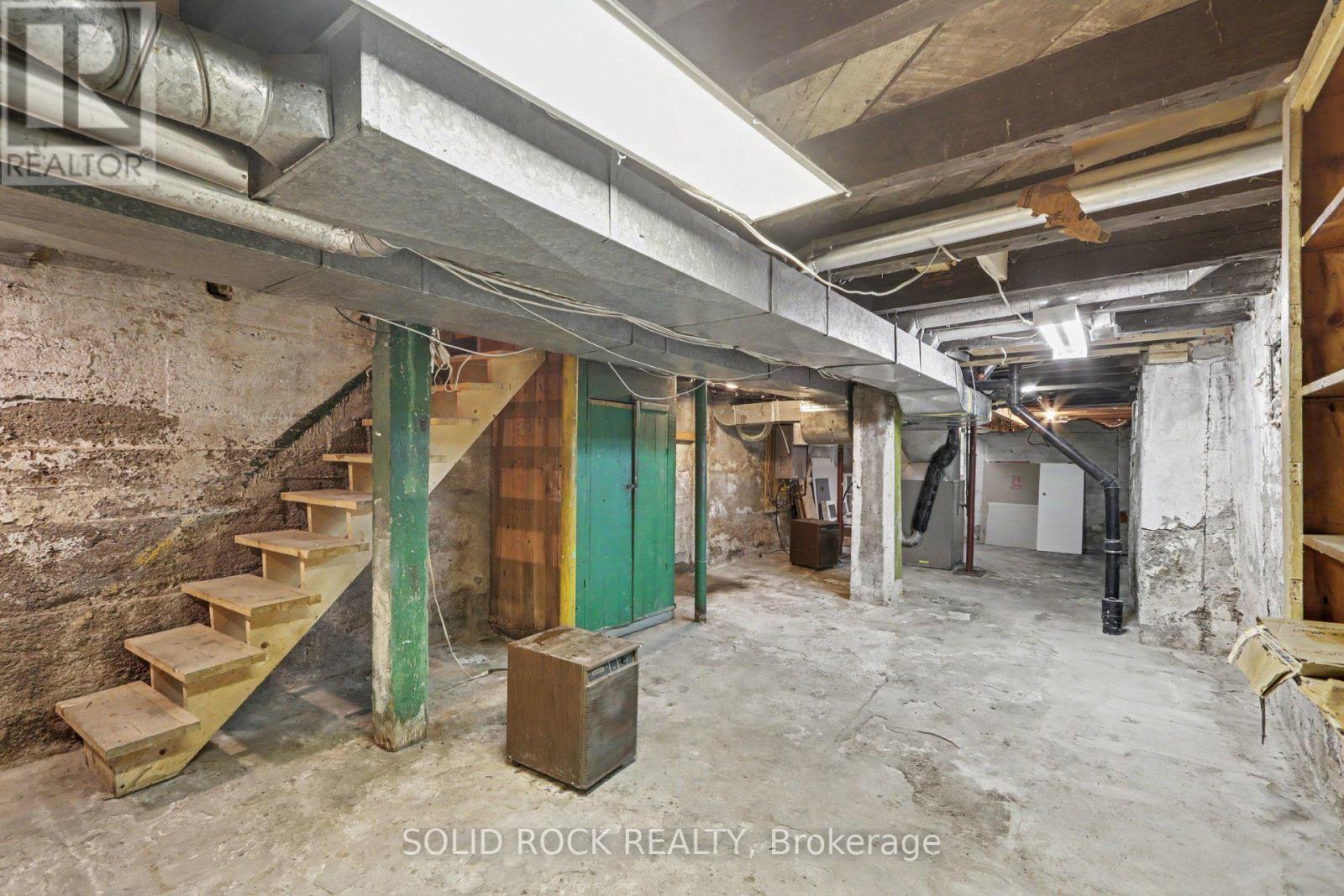 Unfinished basement