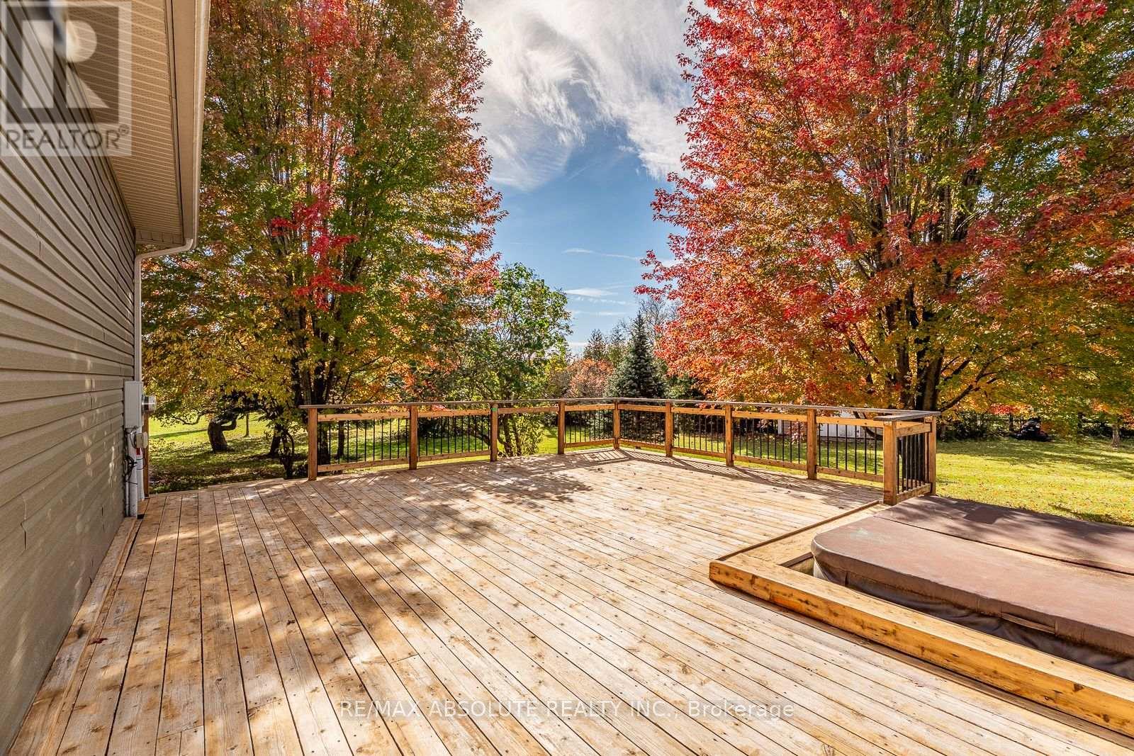 Deck is bring freshly stained this week