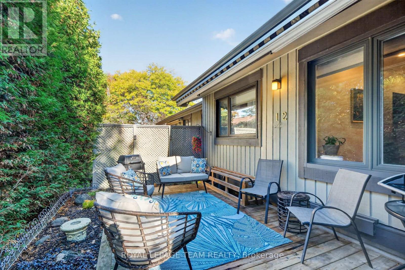 Private oasis; surrounded by mature hedges.