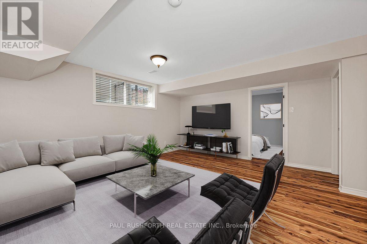 Virtually Staged-Basement Rec Room