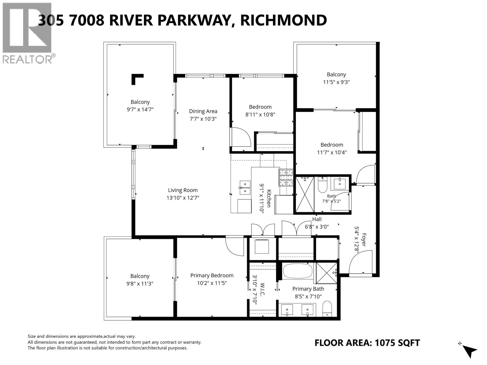 305 7008 RIVER PARKWAY, Richmond - Image 1