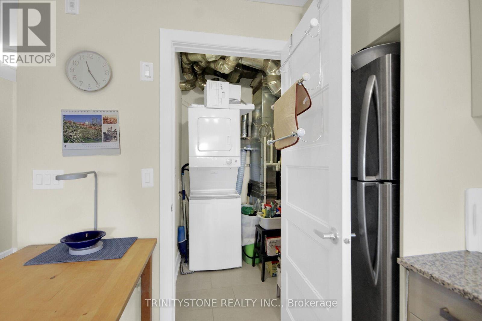 In unit laundry/ furnace/ storage