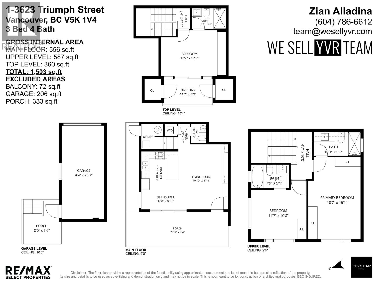 1 3623 TRIUMPH STREET, Vancouver - Image 1