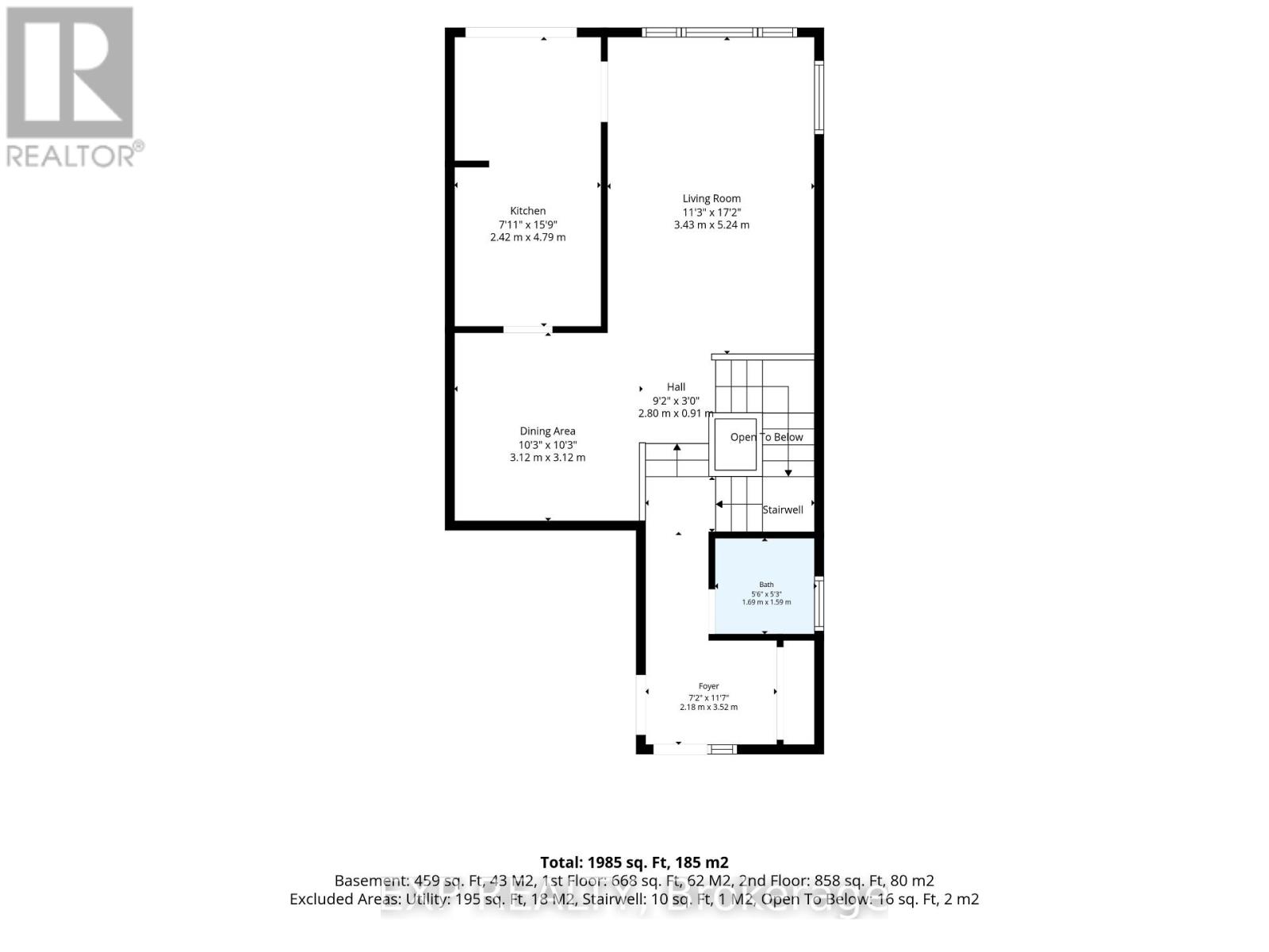 Floorplan (first floor)