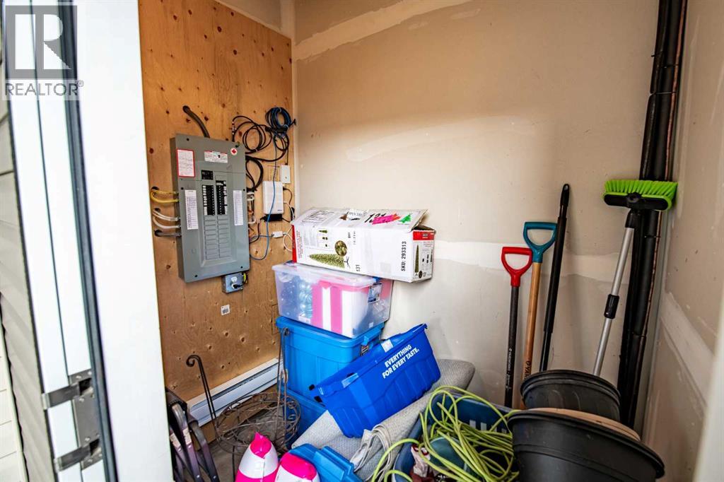 Outside storage room