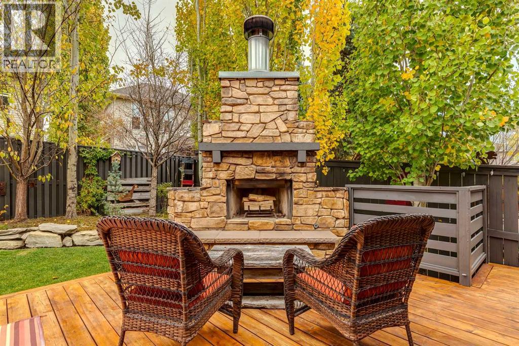 Outdoor Stone Gas Fireplace