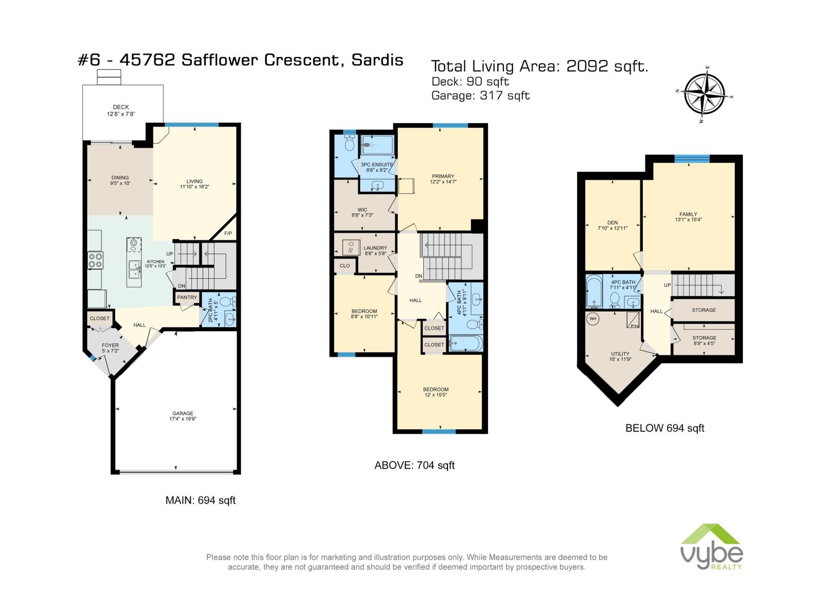 6 45762 SAFFLOWER CRESCENT, Sardis South, Chilliwack - Image 1
