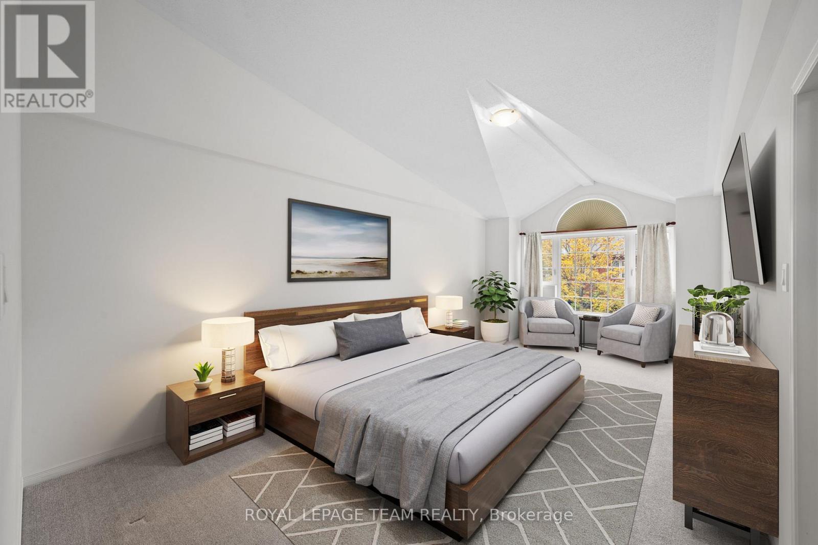 Primary bedroom-virtually staged