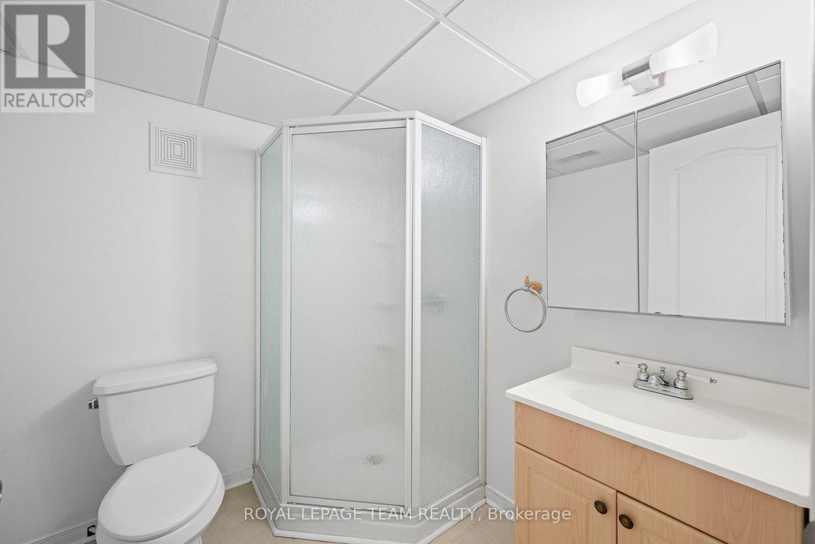 Basement bathroom