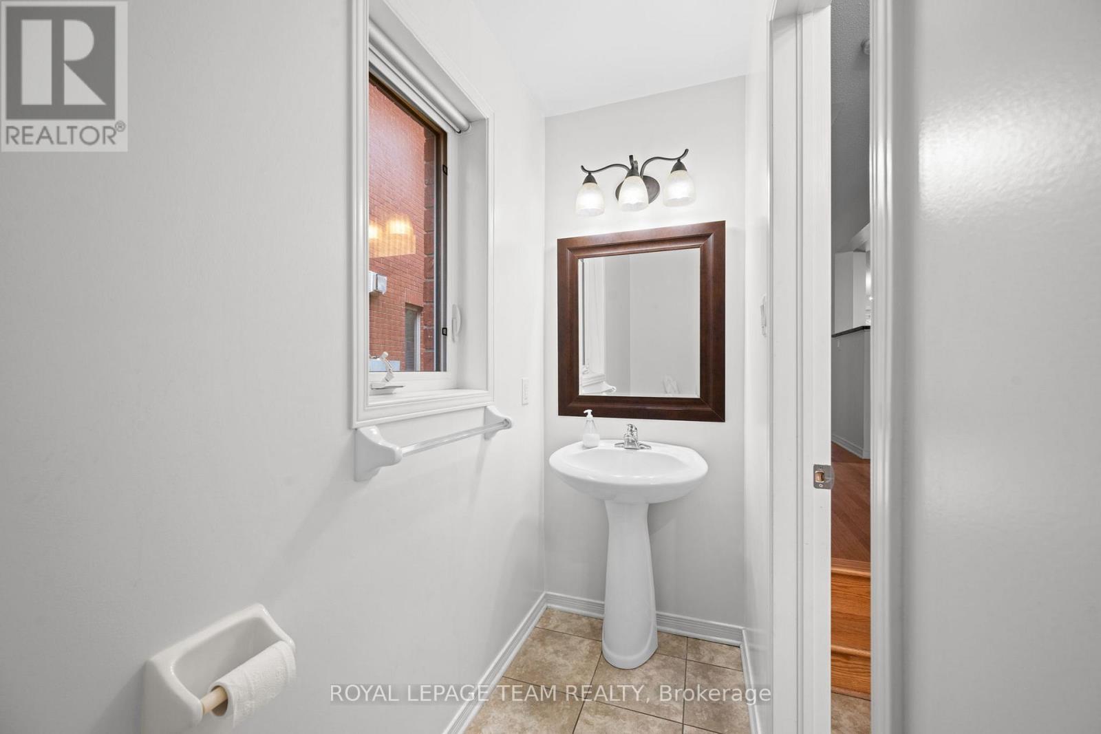 Main floor powder room