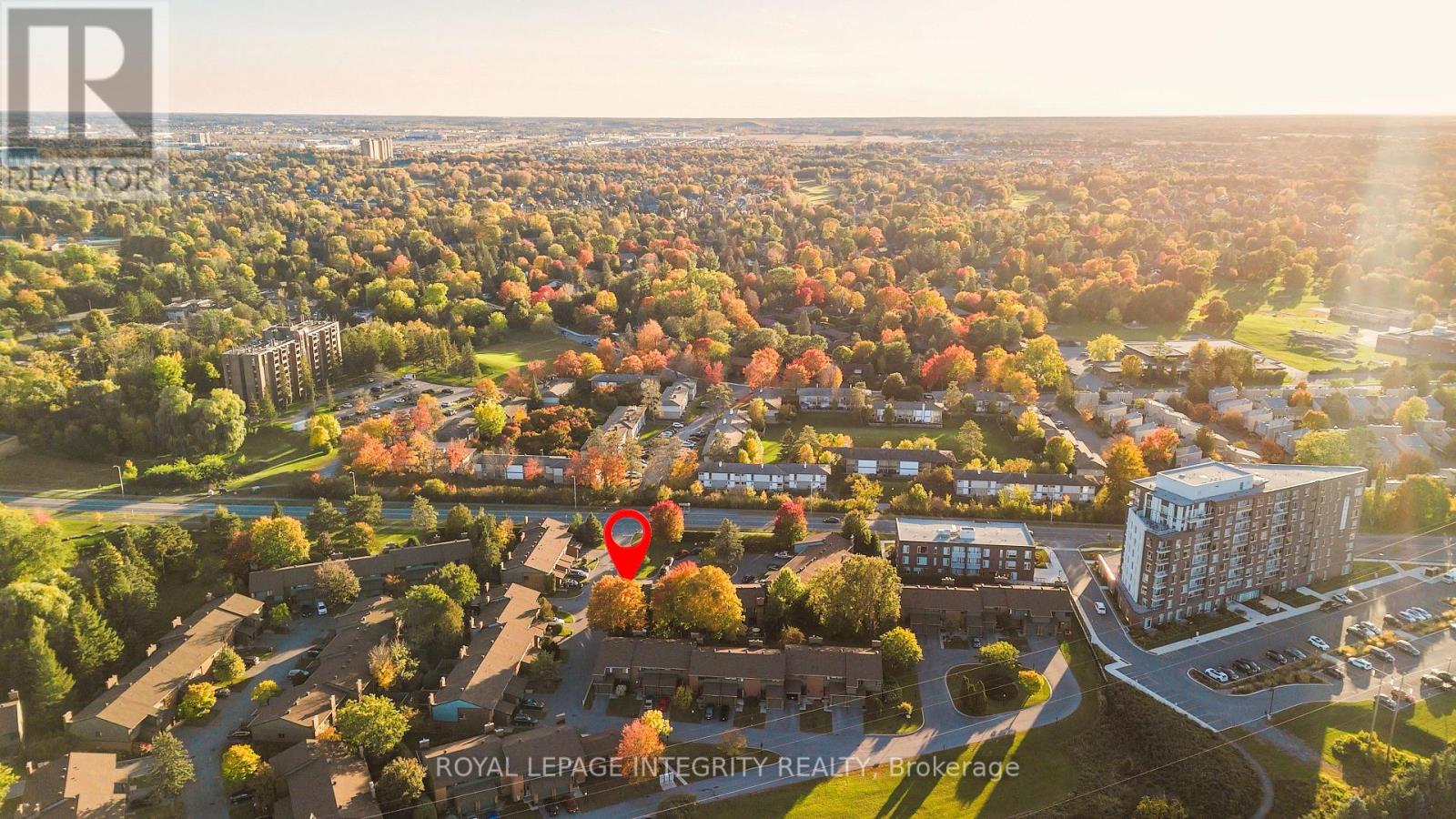 Aerial: a peaceful, family-friendly area