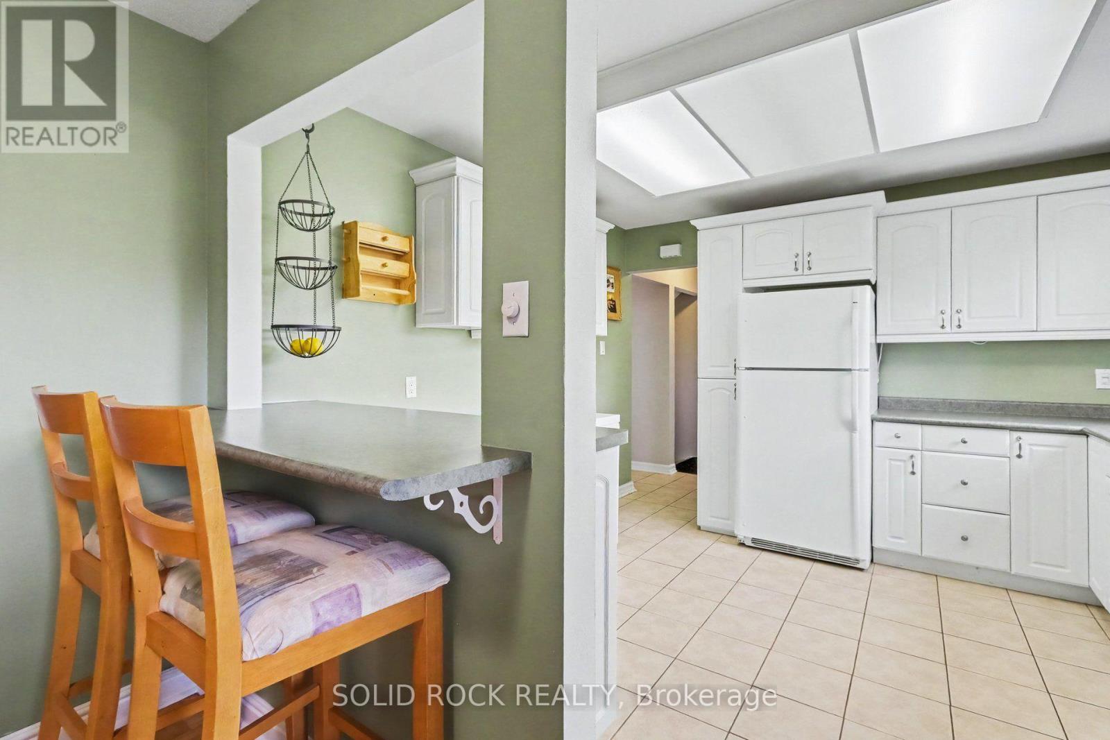 Counter height seating for two