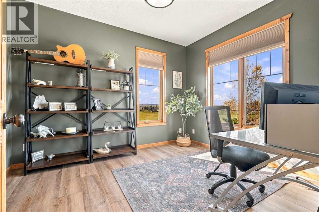The main floor office features fantastic views as well