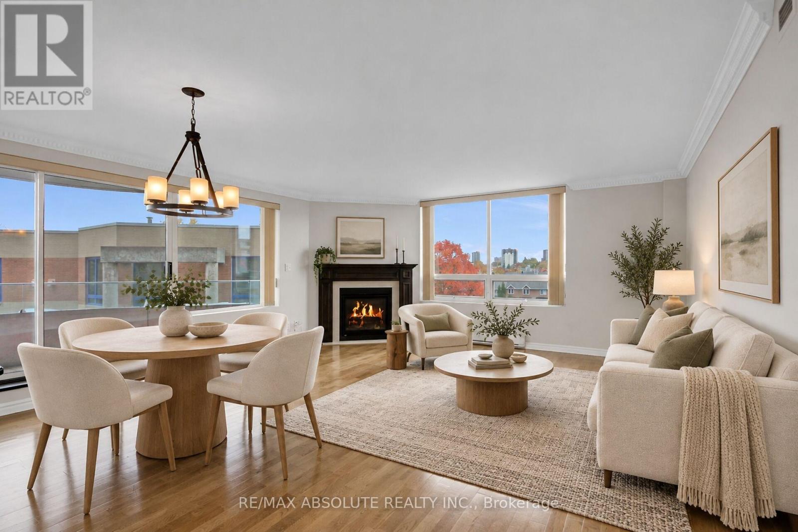 Virtually Staged Living Dining