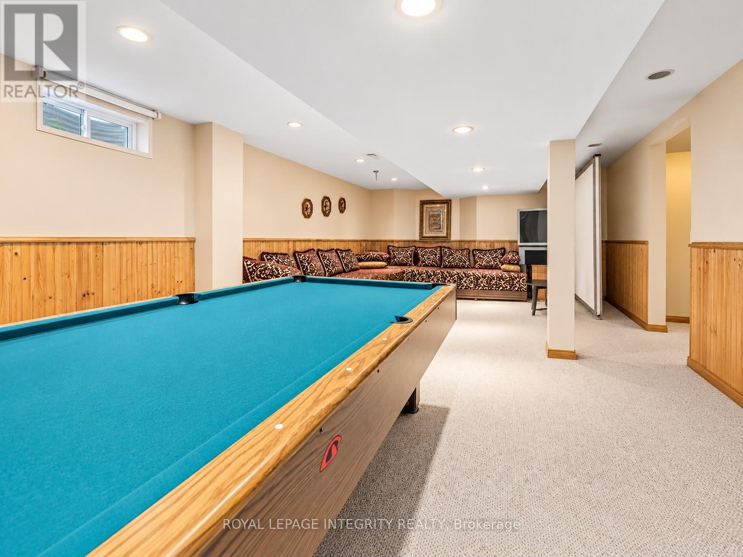 Pool table and accessories included