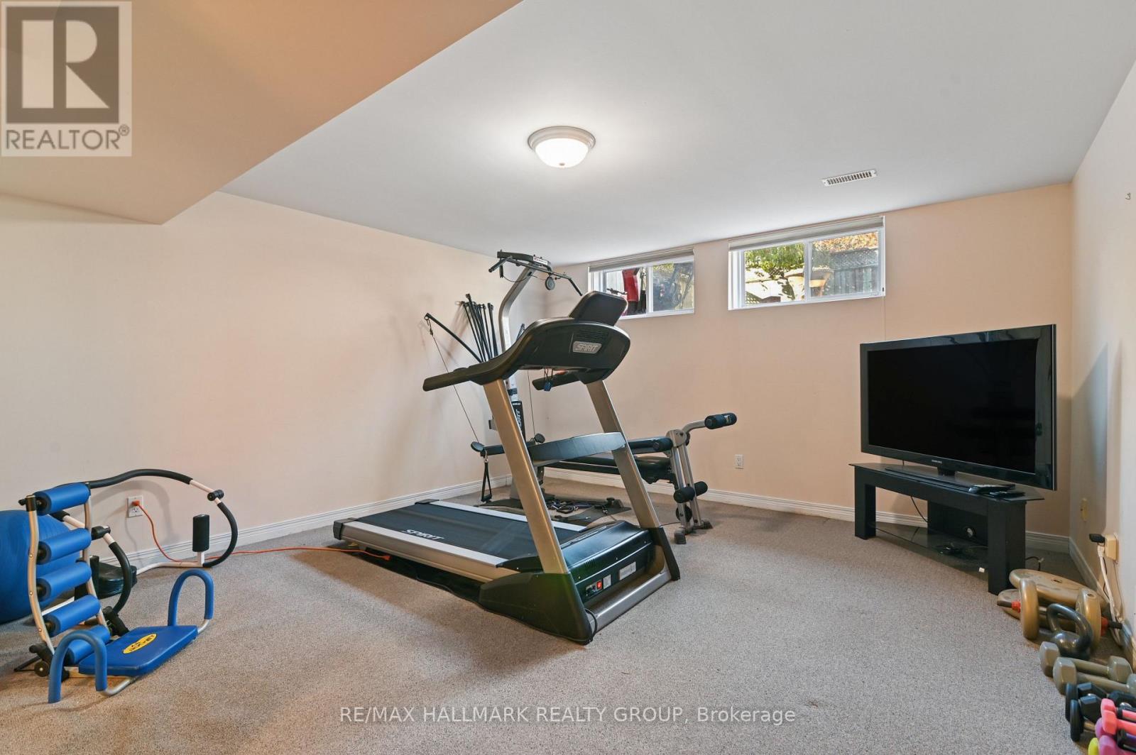 Basement - Media room/Gym
