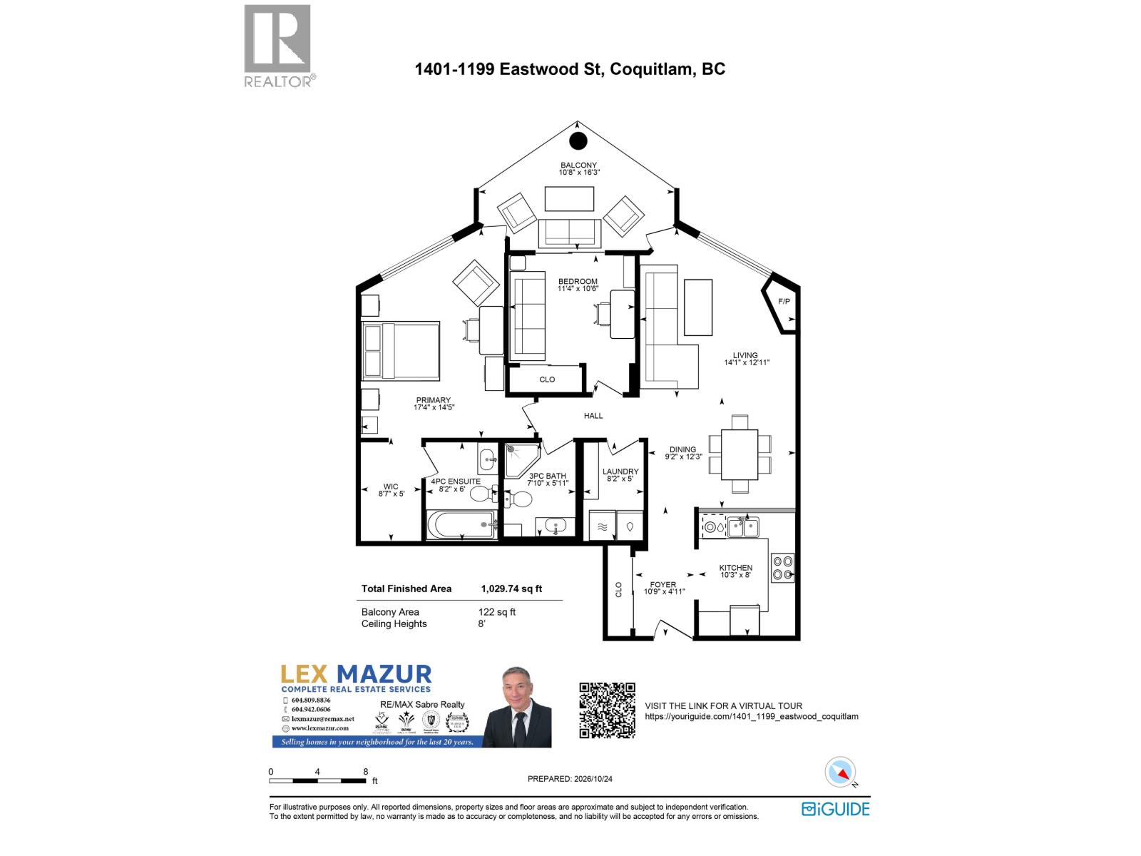 2 Bed, 2 Bath House for Sale in Coquitlam – 1401 1199 EASTWOOD STREET, Coquitlam – MLS# R3178295 - Image 39