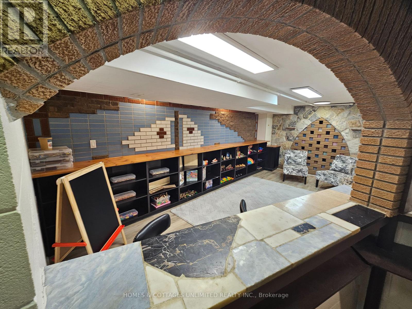 bar in family room