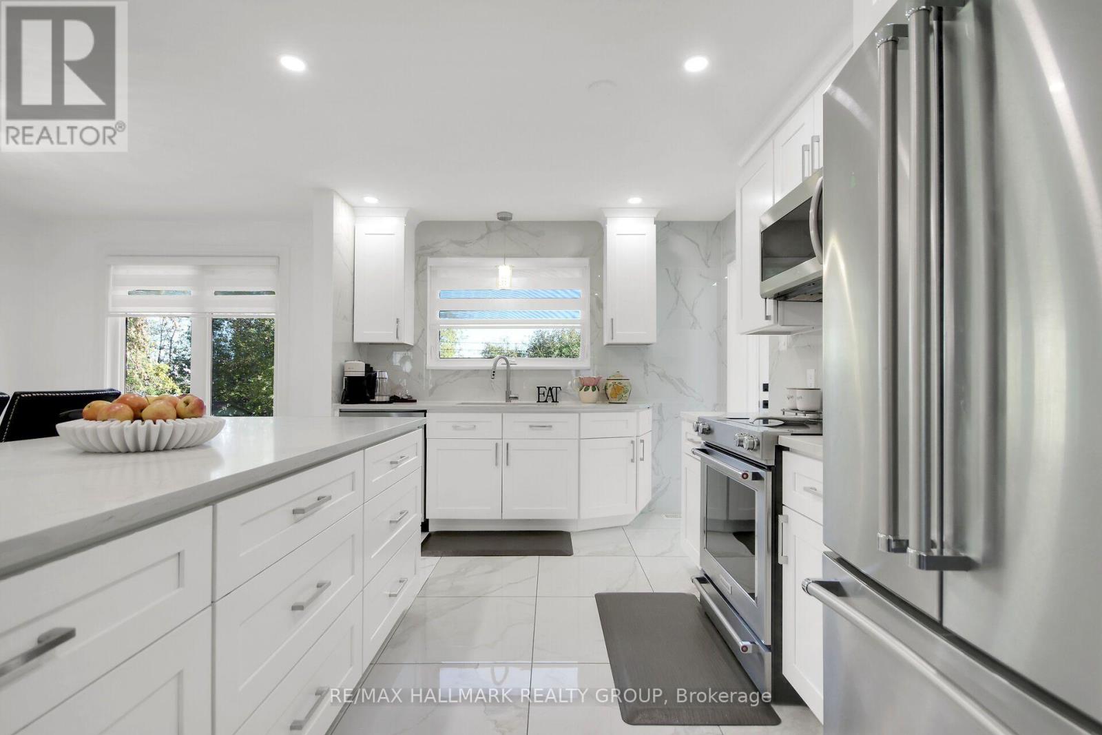 Kitchen with Stainless Steel Appliances