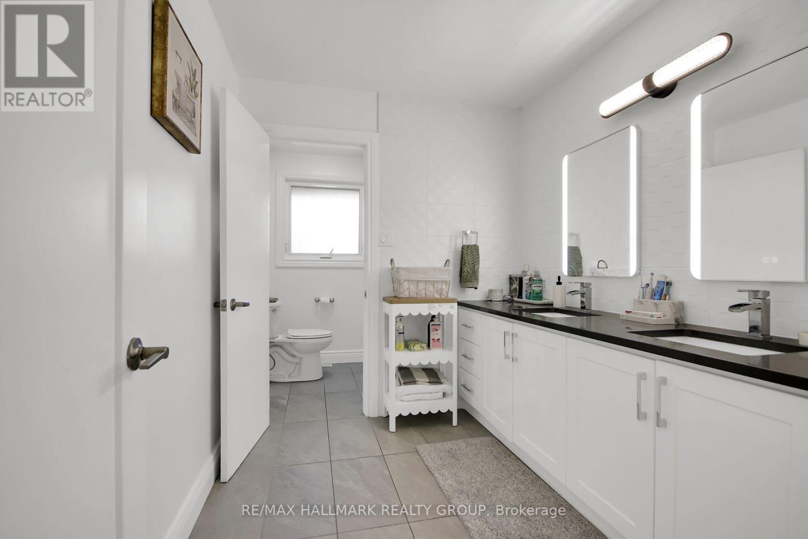 Updated Bathroom with Double Vanity
