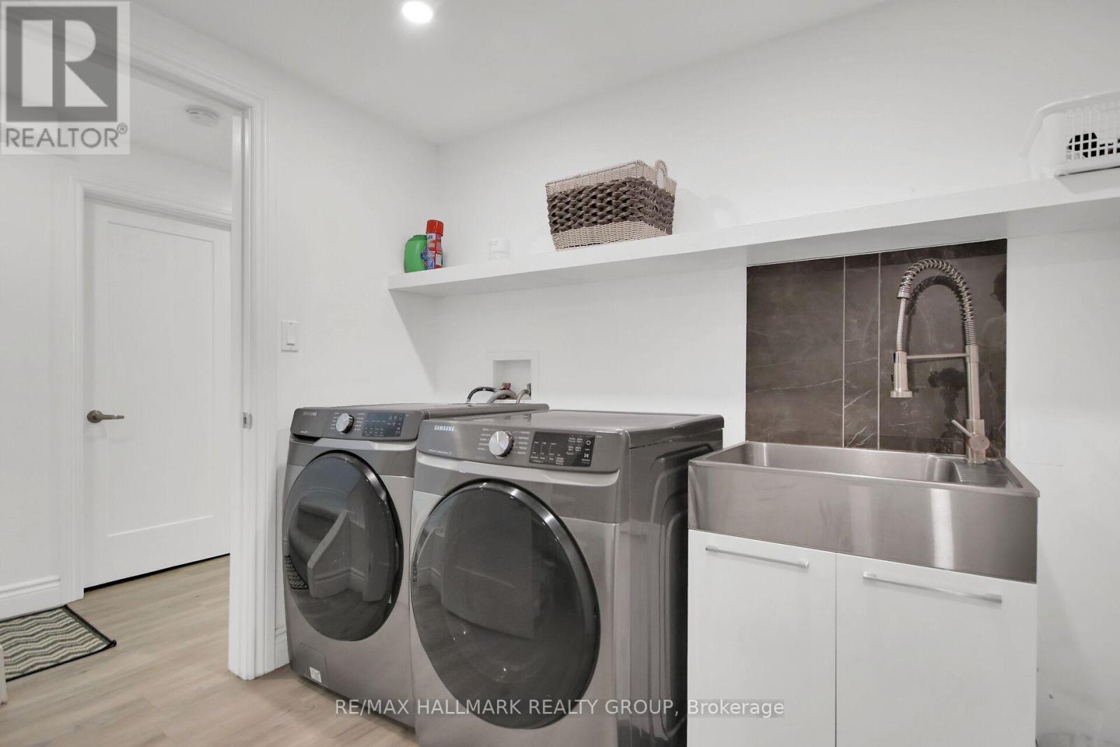 Laundry Room with Utility Sink