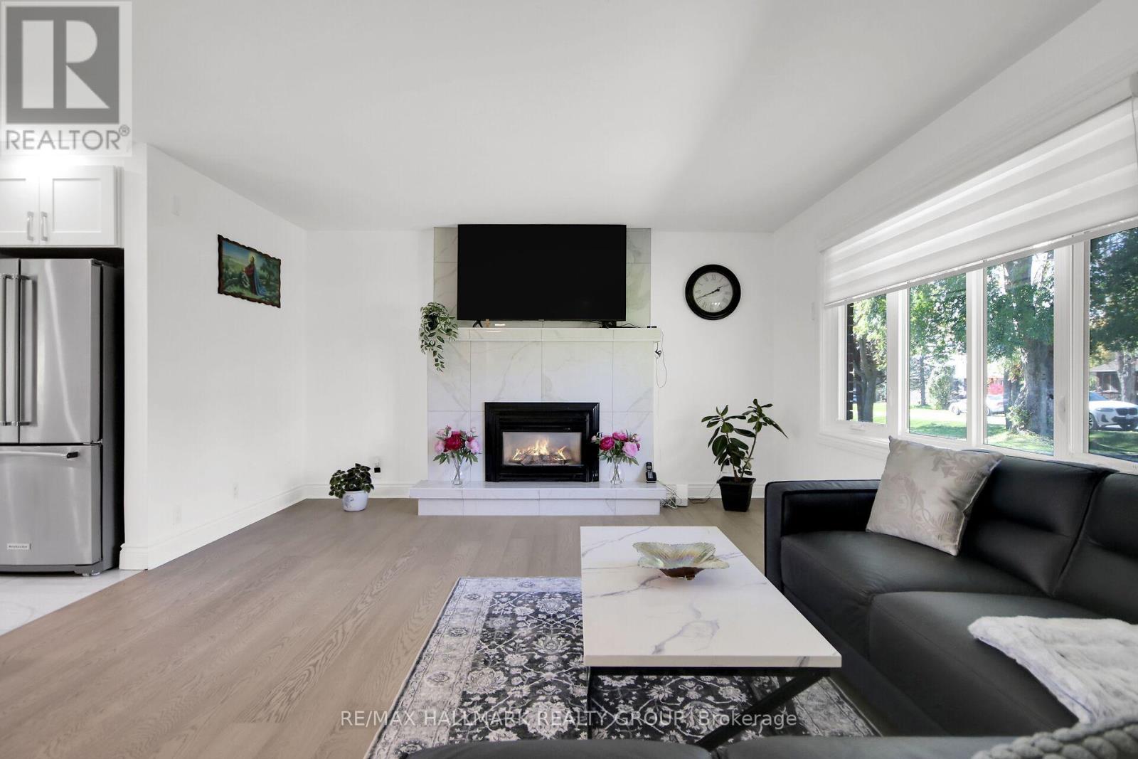 Living Room with Fireplace