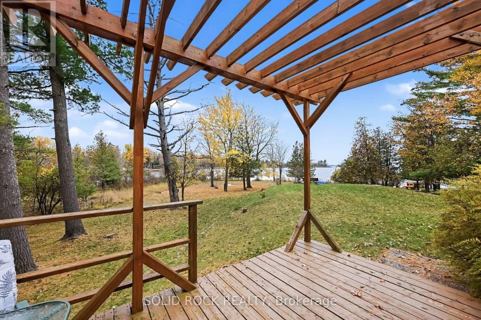 Deck overlooking the River