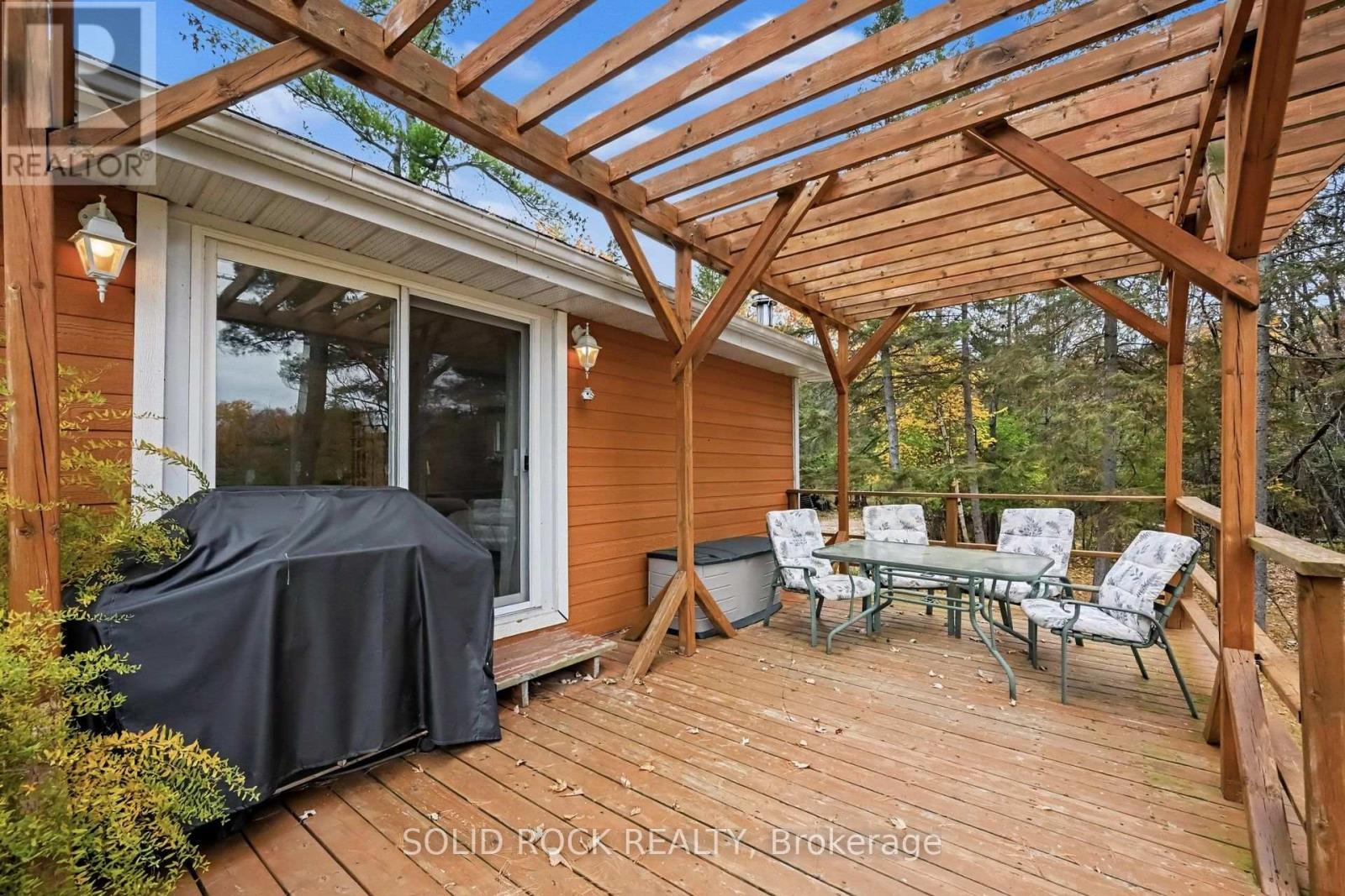 Deck overlooking the River