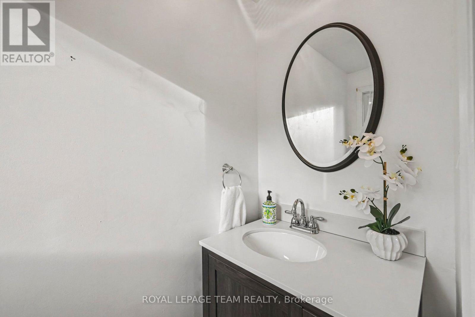Powder room on main floor