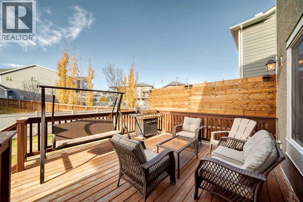 Spacious Deck With A Privacy Screen