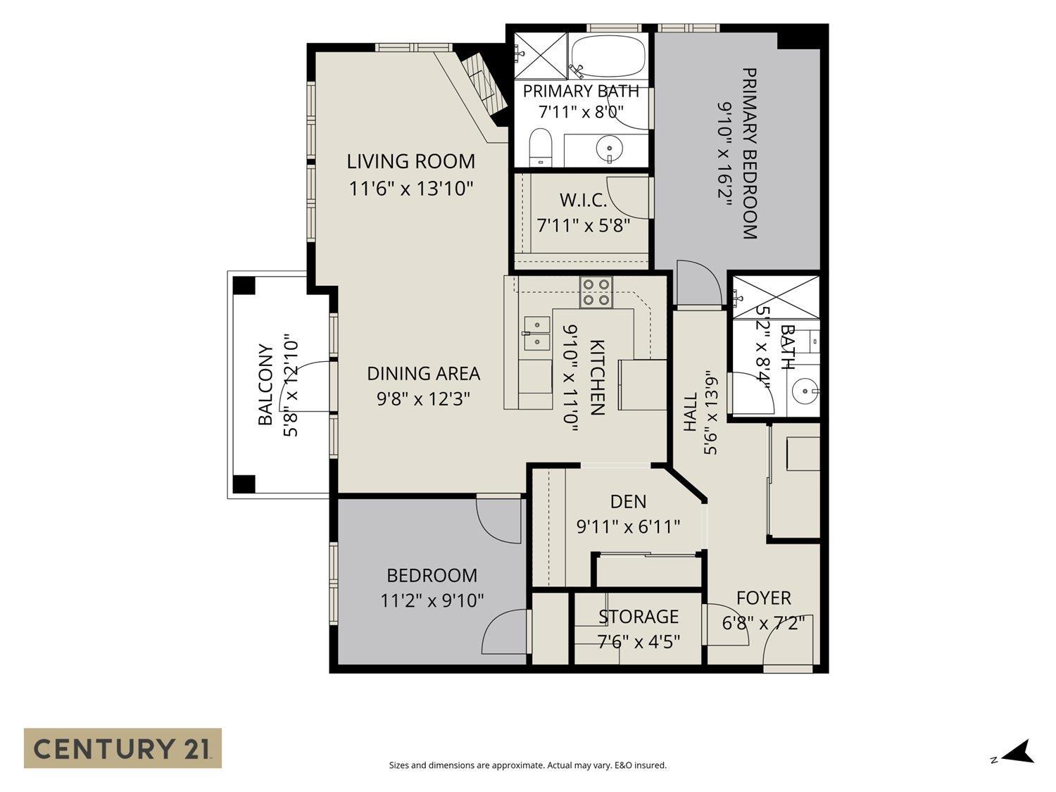 Unit 301 · 2 bd