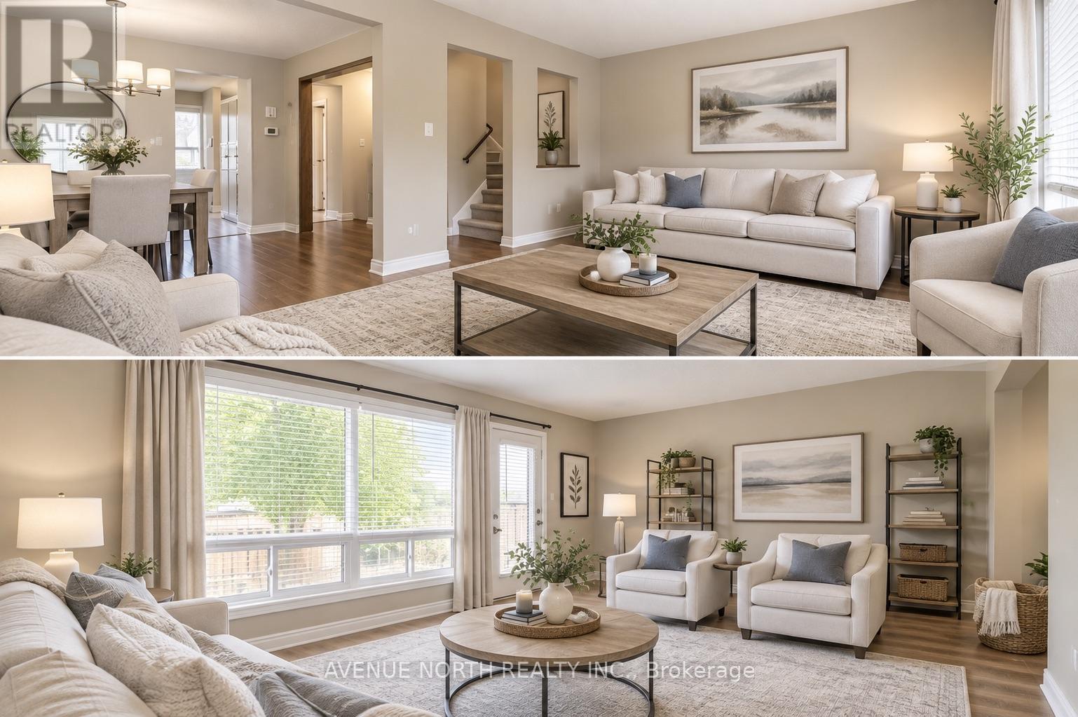 Ai generated living and dining room