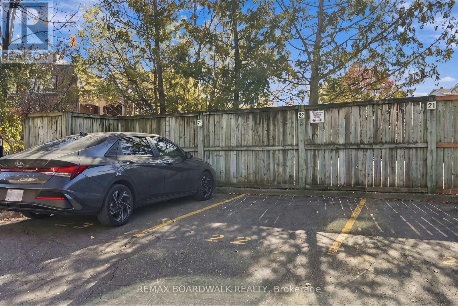 Parking spot included