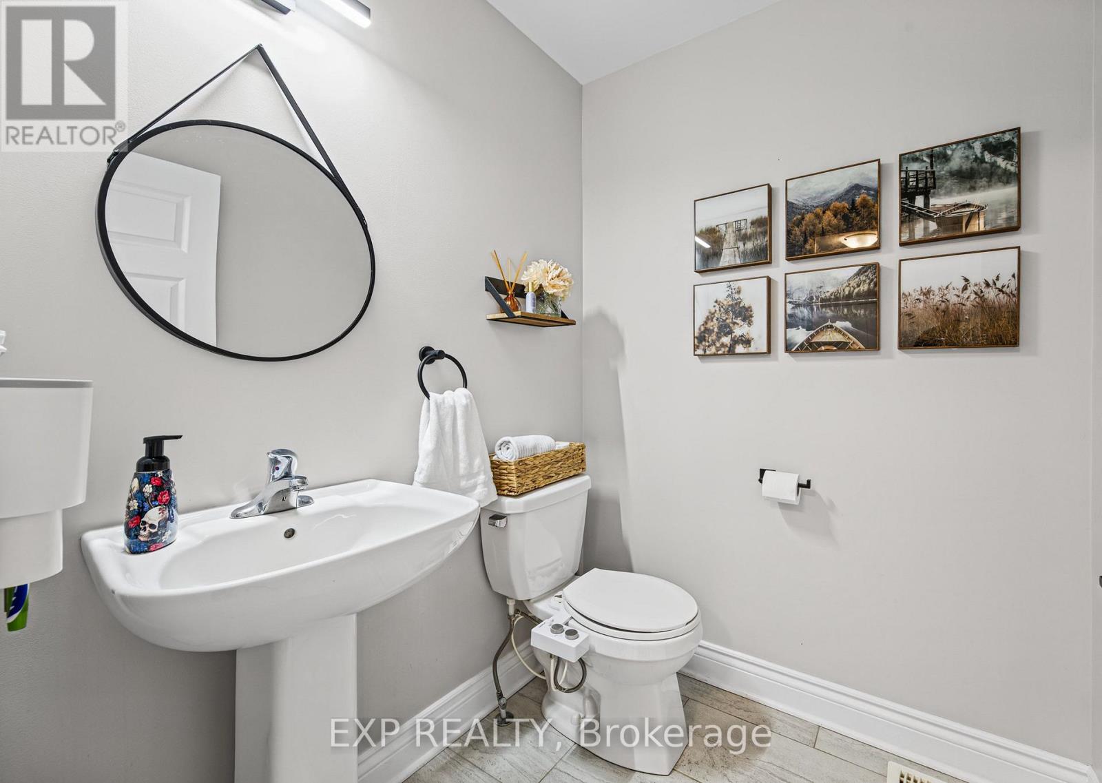 Main floor powder room