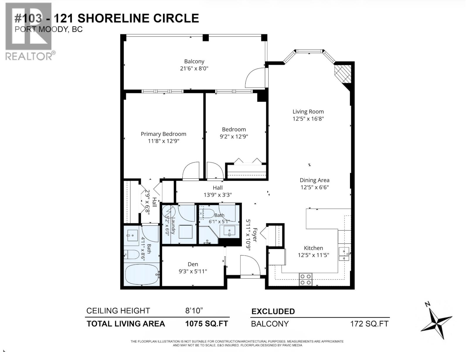Unit 103 · 2 bd