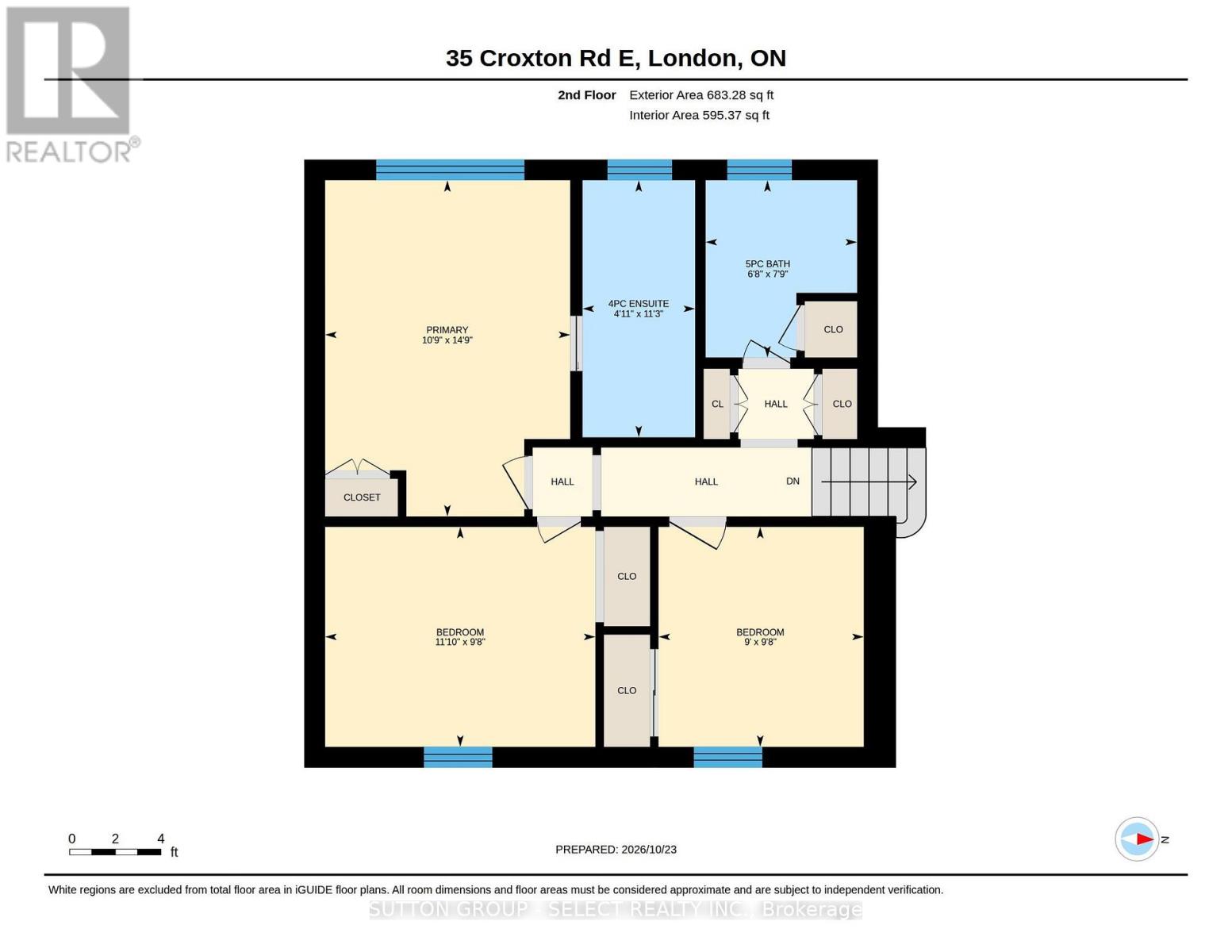 4 bedroom Single Family interior view, 35 Croxton Road, London South (South G), Ontario